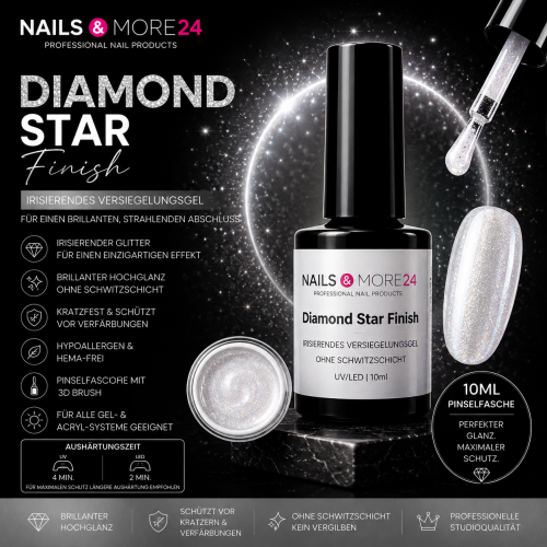 NAM24 - Diamond Star Finish - irisierend | 10ml ohne Schwitzschicht